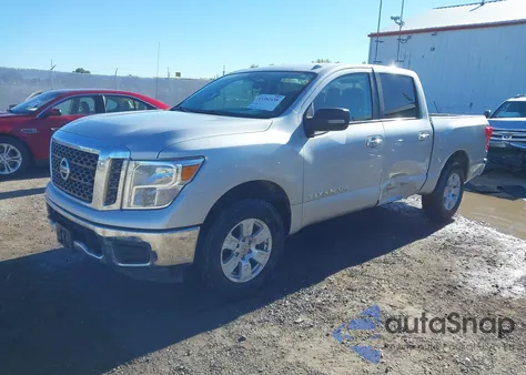 2018 Nissan Titan Sv из США, поврежденный, VIN 1N6AA1EJXJN523441